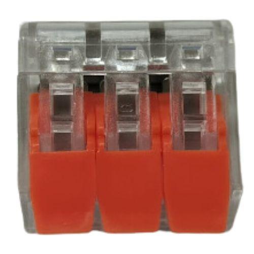 CONNECTOR WAGO 3 PIN WHITE
